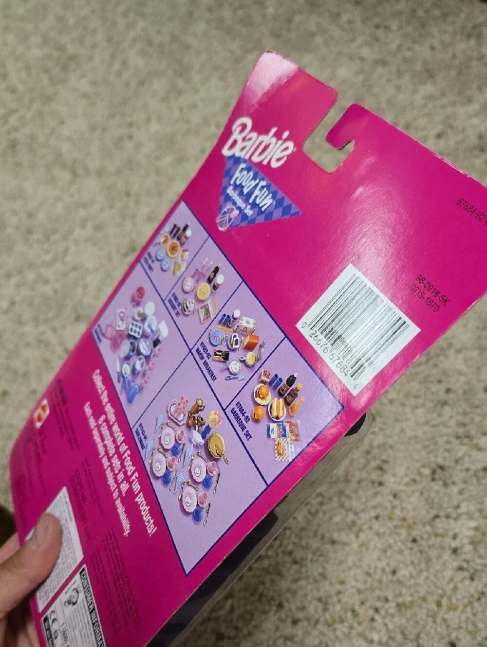 Barbie Food Fun Barbeque Play Set 1998